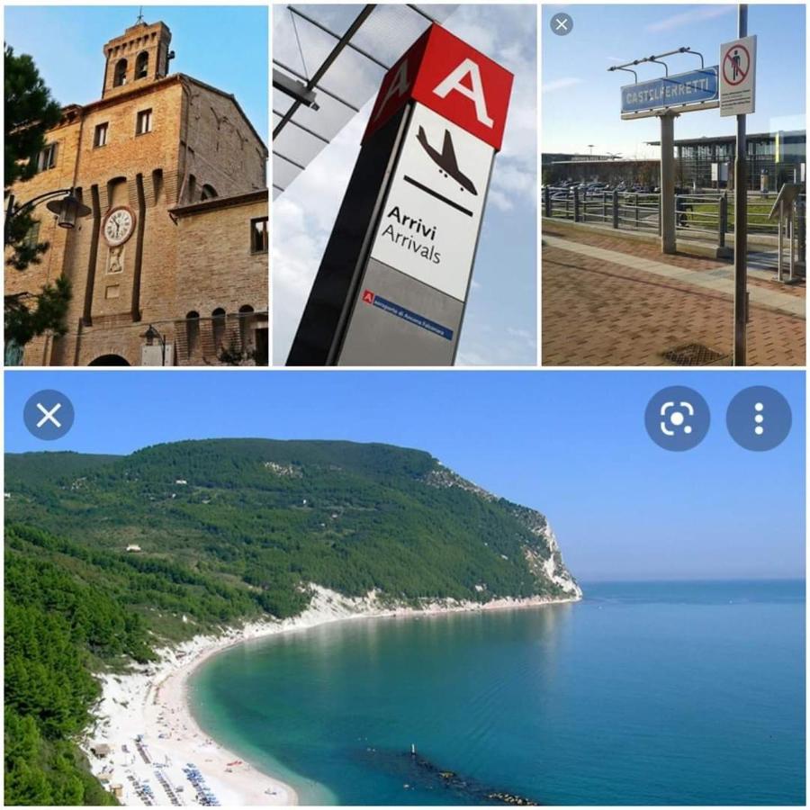 Ferienwohnung Al Castello - Aeroporto Delle Marche - Ancona Falconara Marittima Exterior foto